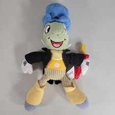 Disney Jiminy Cricket Plush 10" Pinocchio Character Soft Toy Vintage