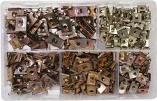ASSORTED SPEED SPIRE CLIPS NUTS SCREWS U CLIP SCREW NUT FASTENER  AT7