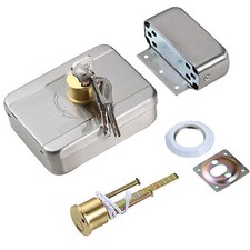 Serratura Elettrica Motore Intelligente Silenziosa Sicura con Segnale Autochiusura Bloccabile,