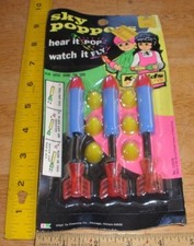 Sky Poppers rockets K-Kids 1960s toy MOC VINTAGE