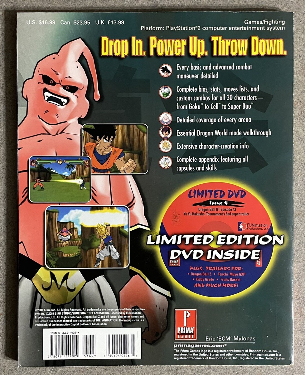 Dragonball Z Budokai 2 Prima&rsquo;s Official Strategy Guide with 