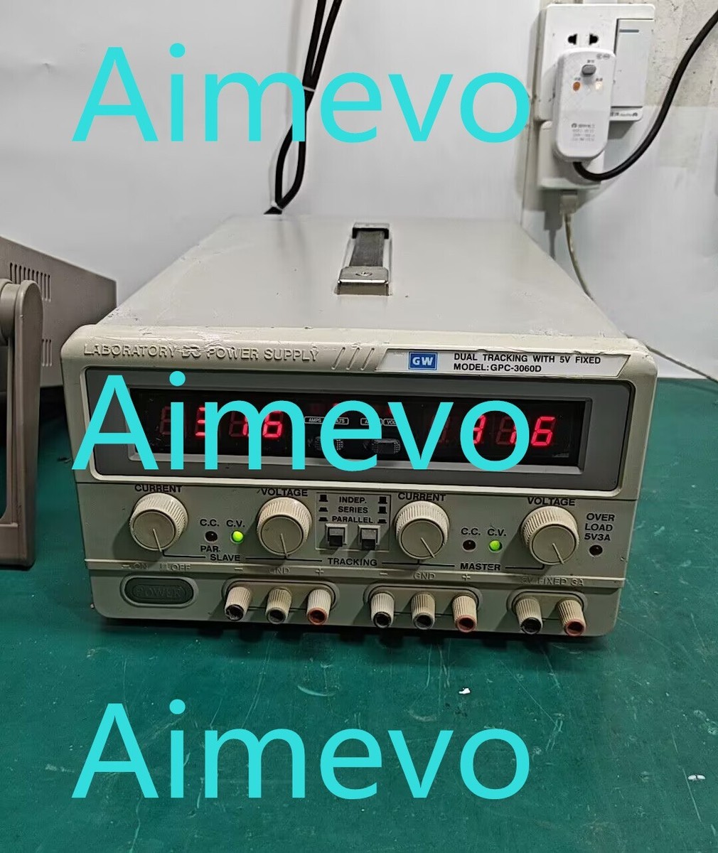 GW Instek GPC-3060D 3-1/2 Digit Triple Output 30V/12A DC Power