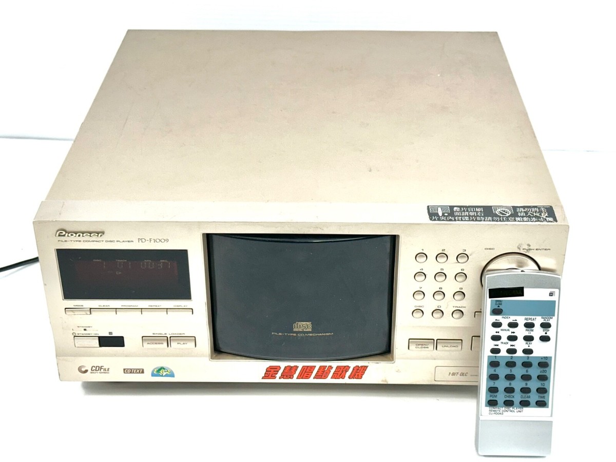 Pioneer PD-D10 ポータブルCDプレーヤー Pioneer Pd-F1009 301 Pieces Cd Player Changer Digital Gold W