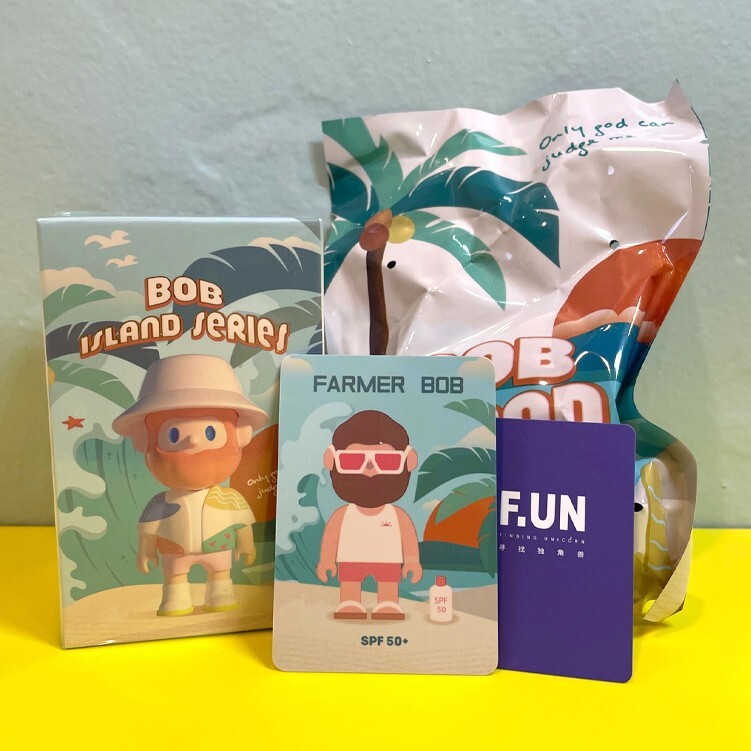 F.UN x FARMER BOB Island Series - SPF 50+ mini figure New