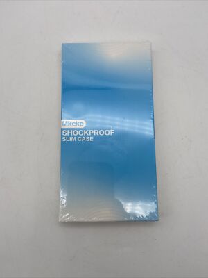 Mkeke Shockproof Slim Case Black And Clear For Iphone 13 Pro 6.1'' - New