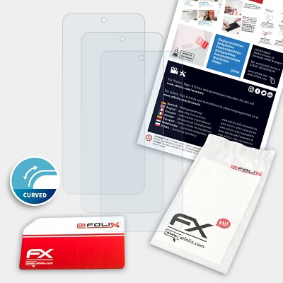 Protecteurs D'écran AtFoliX Pour Xiaomi Redmi Note 9 Pro - 3x Films Clairs Anti-rayures