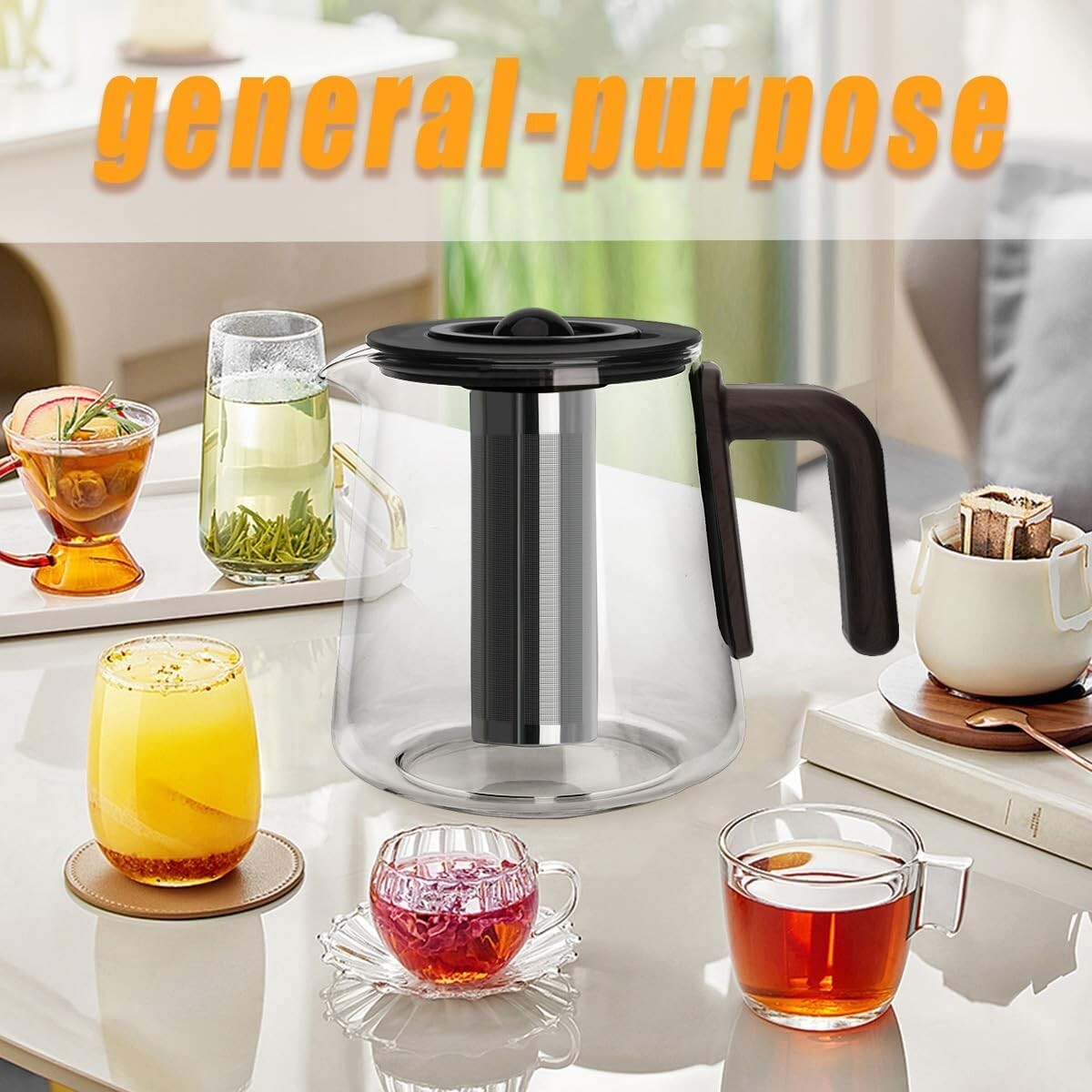 Coffee Pot Replacement for Cuisinart Coffee Coffee Maker 12 CUP Glass Carafe wit