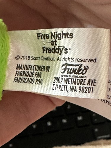 Five Nights at Freddy's Blacklight Mystery Mini Rucksack Clip Funko Green Bonnie - Bild 9 von 10