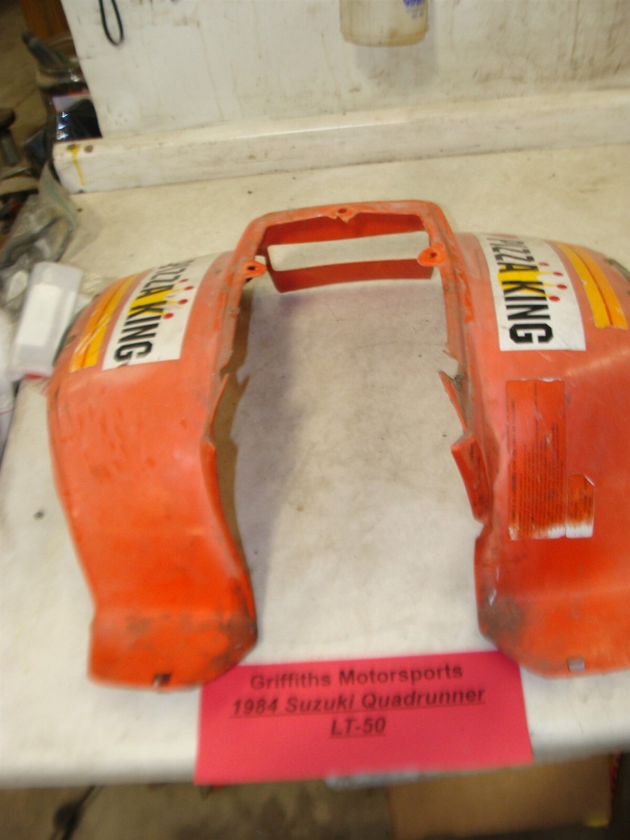 1984 SUZUKI LT50 Quadrunner 50 oem rear back fender mudflap mud