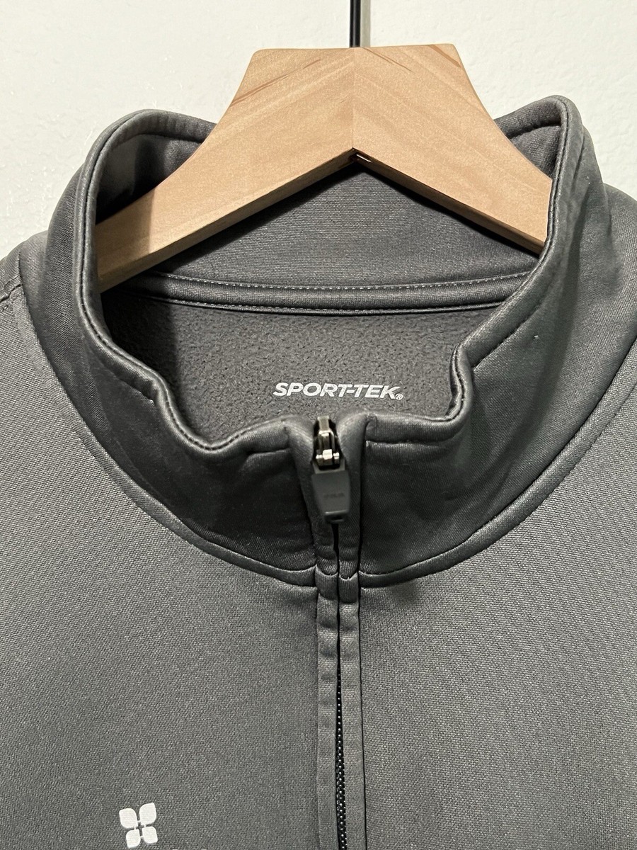 SPORT-TEK Womens Full Zip Up Gray AdventHealth Logo Fleece SPORT-TEK Womens Full Zip Up Gray AdventHealth Logo Fleece