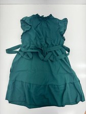 Shein Curve Womens Blue Belted Sleeveless Dress Size 1XL