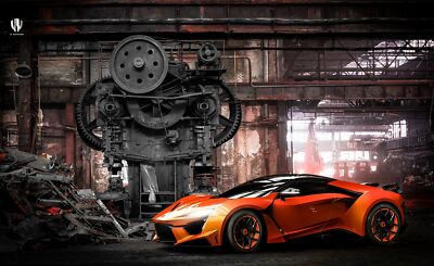Anime car vehicle benoit fraylon fenyr supersport gears Play Gaming Mat Desk