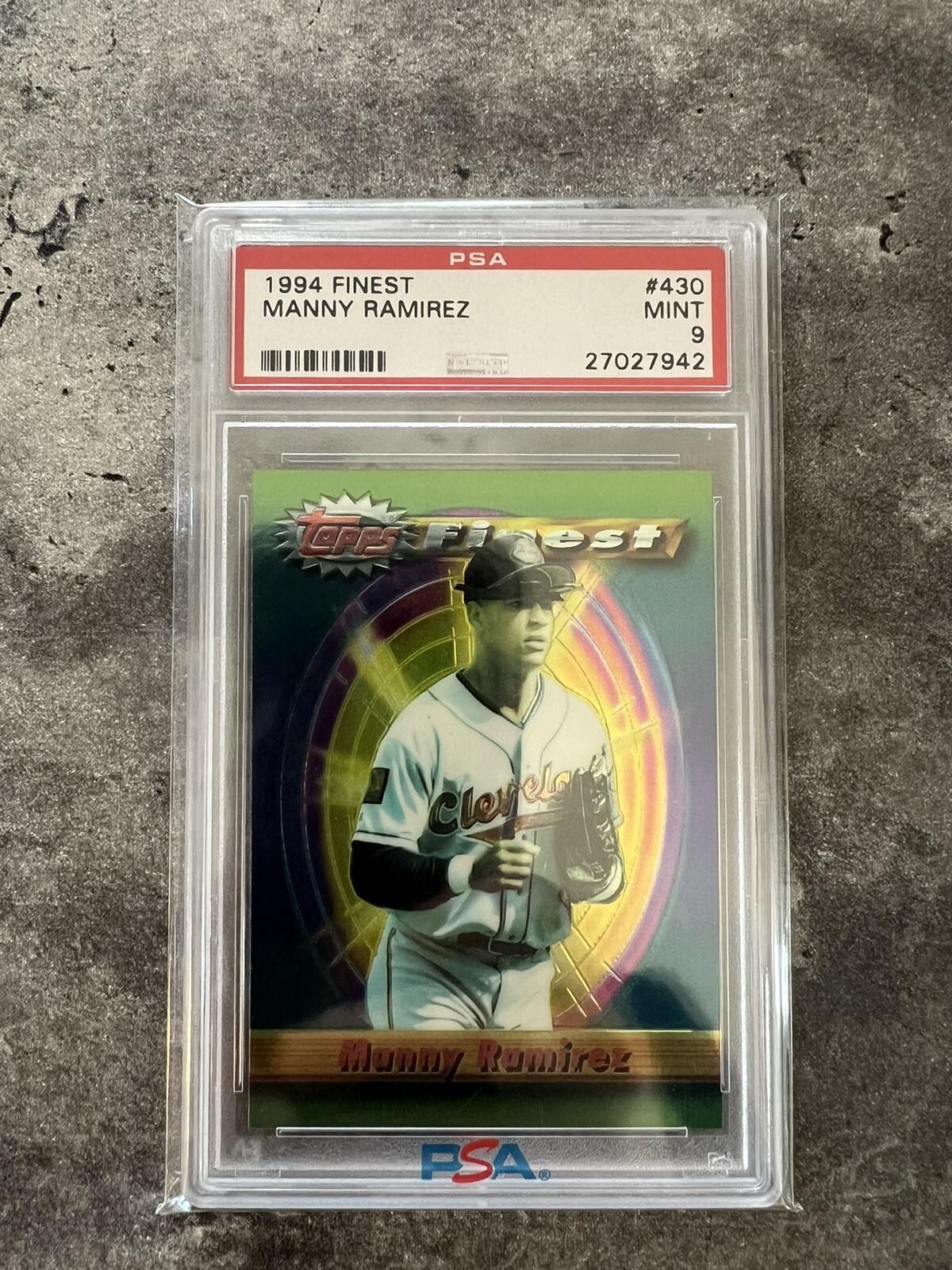 1994 Finest Manny Ramirez #430 PSA 9 Low Pop