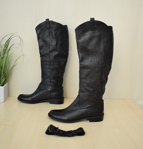 schöne Oxmox Echtleder Stiefel Gr. 38 Lederstiefel Damenstiefel - NEU - Bild 4 von 7