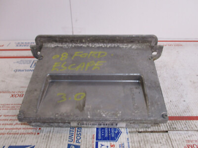   2008 FORD ESCAPE ECM ENGINE CONTROL MODULE COMPUTER PCM ECU POWER UNIT 3.0L