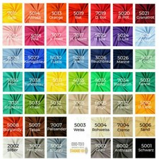 Baumwolle Petra-uni/einfarbig-Öko-Tex Standard 100-a 100 cm-Fahnentuch Stoffe