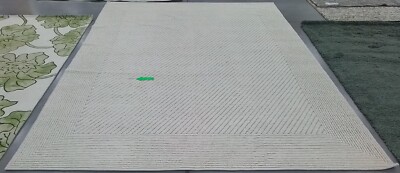 IVORY 9'-0'' x 12'-0'' Broken Thread Rug, Reduced Price 1172773656 NAT450A-9