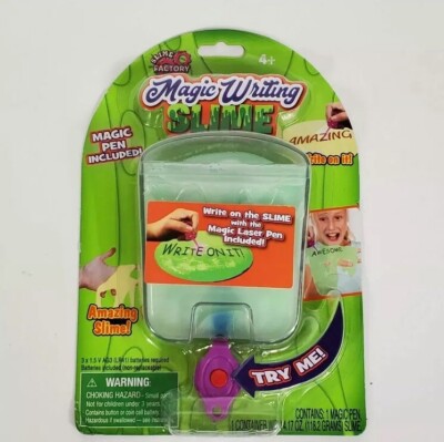 Slime Factory MAGIC WRITING SLIME WRITE ON IT MAGIC PEN INCLUDED 