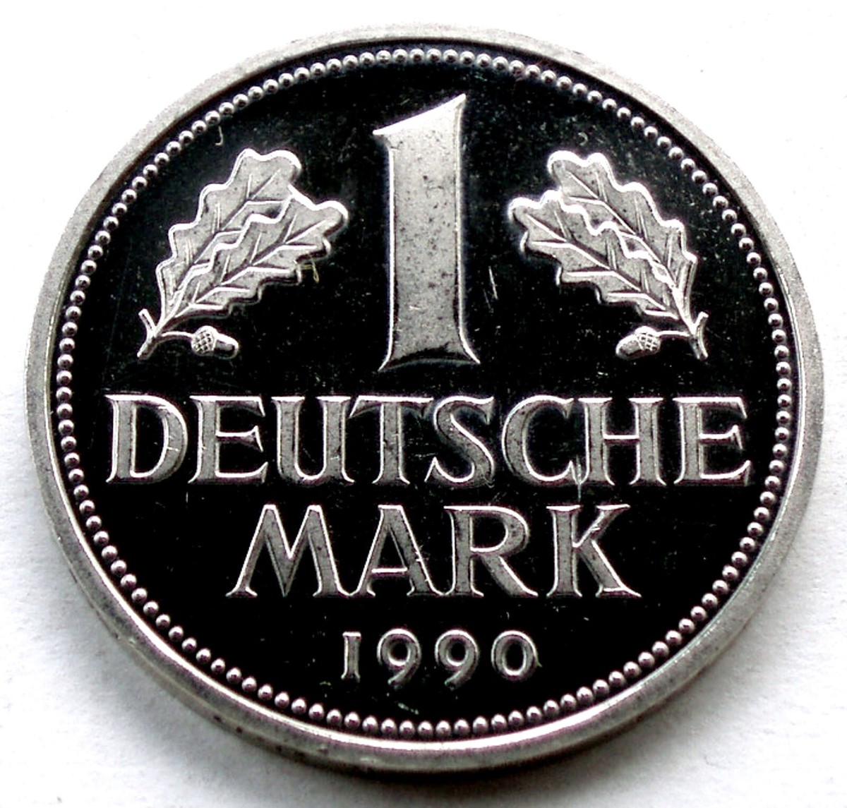 GERMANY 1 MARK 1990 D KM#110 UNC Proof. NN8.6 | eBay
