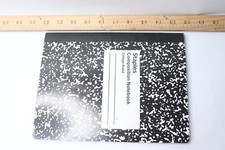  100-Sheets Staples Composition Notebook College Ruled Black 9.75" X 7.5"