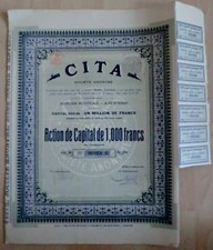 CITA S.A., Anvers - mit Coupons