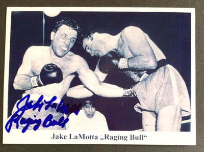JAKE LaMOTTA ( 2017) Box-Weltmeister Hall Of Fame signed Foto 10x15 Autogramm