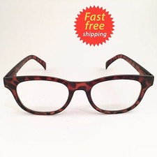 Betsey Johnson Reading Glasses Tortoise Chocolate Brown Animal Print Matte 1.50