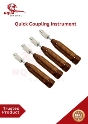 4 Pcs Quick Coupling with Fiber Handle   Orthopedic Surgical Instruments Set A+