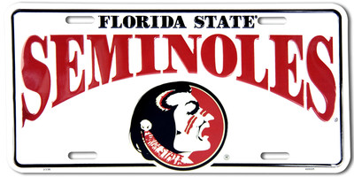 Offcally Lcensed FSU Florda State Unversty Semnoles 3D EMBOSSED
