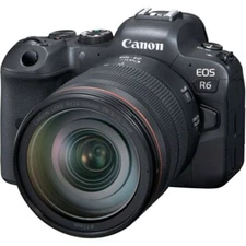Canon EOS R6 20.1MP Mirrorless Camera - Black (RF 24-105mm f/4 L IS USM Lens...