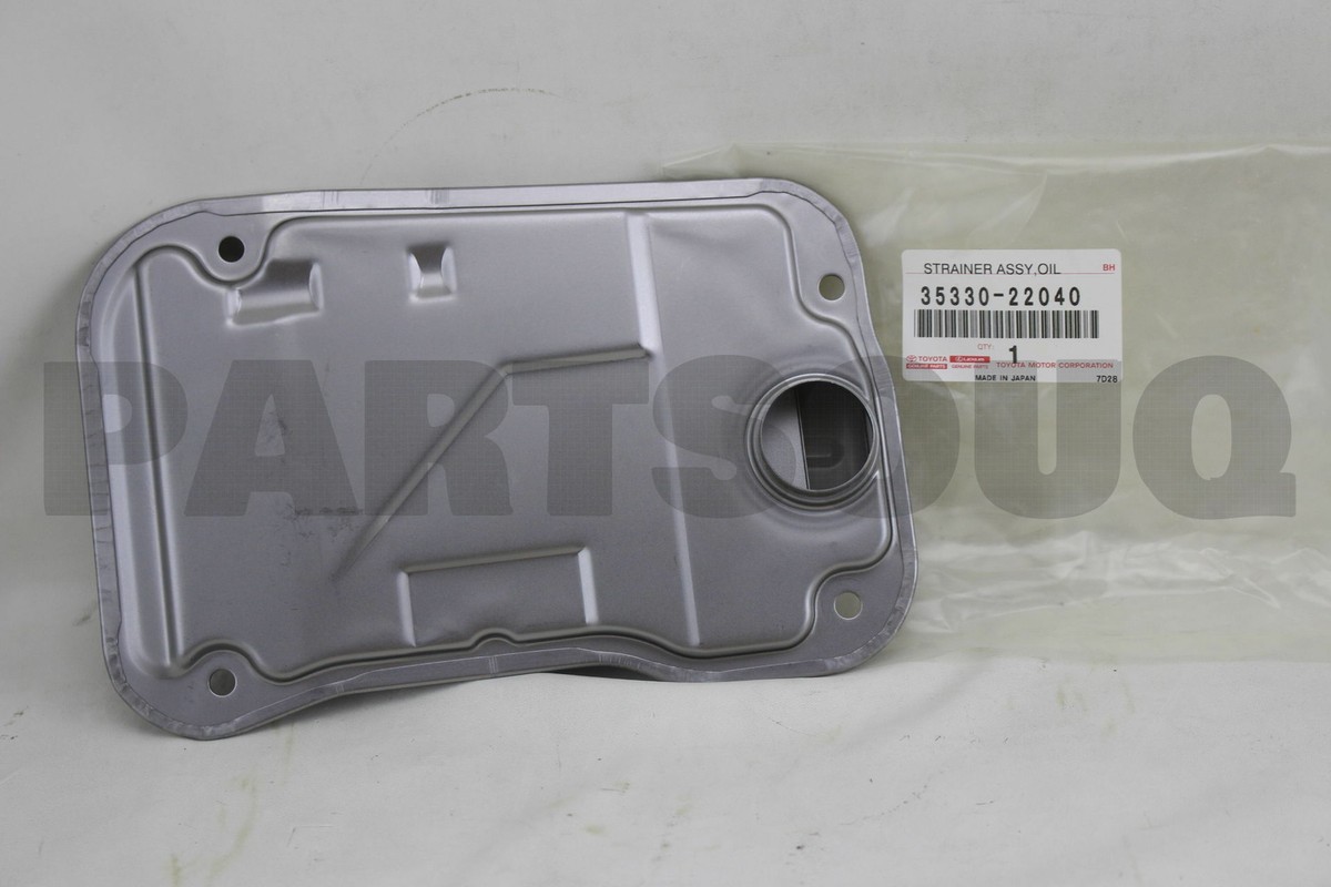 3533022040 Genuine Toyota STRAINER ASSY, VALVE BODY OIL 35330 