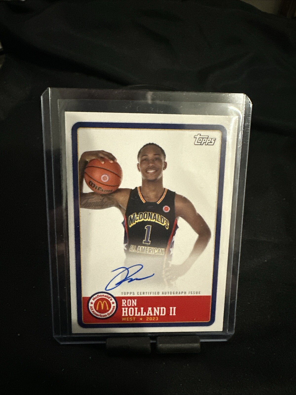 2023 Topps Chrome McDonald's All American - Paper Autographs #PA-RH Ron Holland