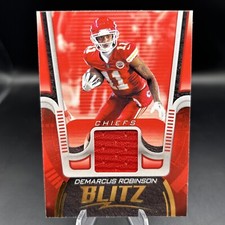 DEMARCUS ROBINSON - 2021 Panini Playbook Blitz Jersey Relic #BTZ-DRO - KC Chiefs