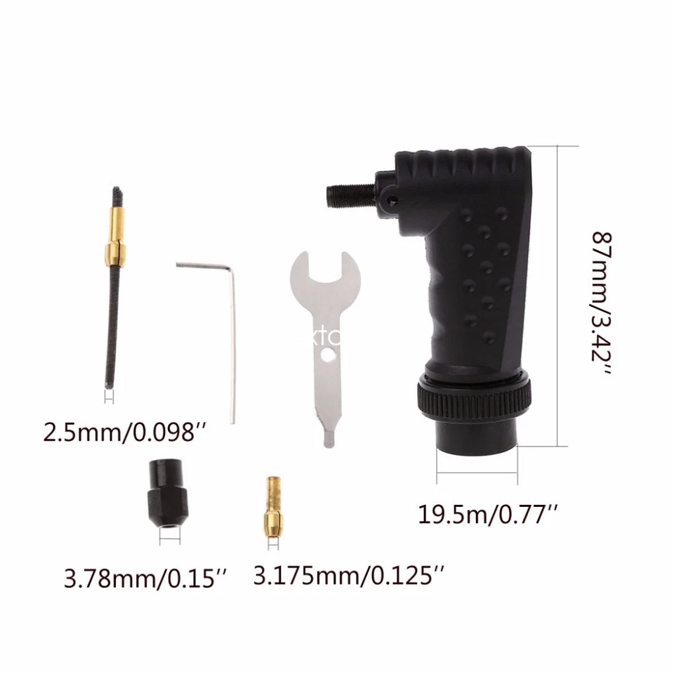 Rotary Tools Right Angle Converter For Abrasive Tools For Polishing Adapter - Image 2 of 4