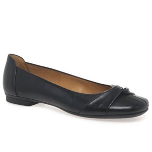 gabor black flat shoes