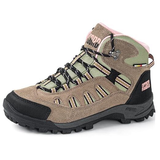 Waterproof Lightweight Women's Hiking Boots Size 10 in Pink-image