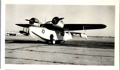 Grumman JRF Goose, G-21 Amphibious Plane (3 x 5 in) 1930s