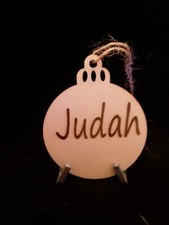Custom Laser Name Ornament