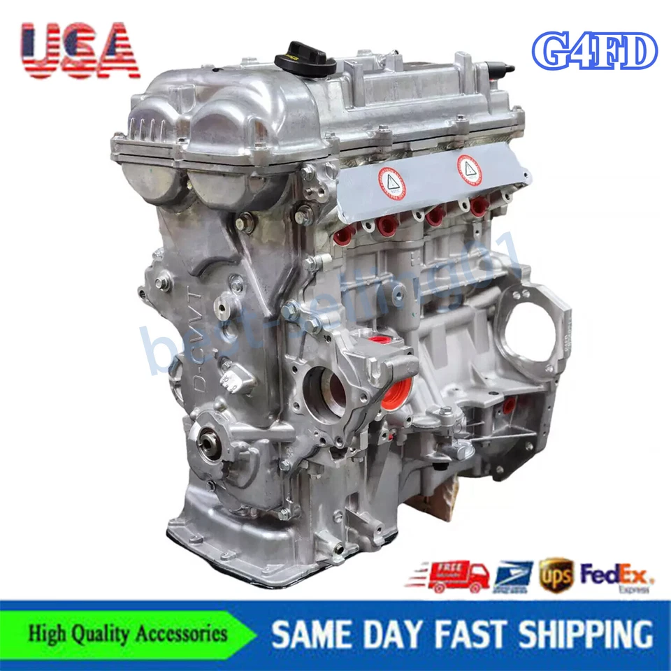G4FD Engine GDI Motor NON Turbo FOR Hyundai Veloster 1.6L 4-Cylinder 12-17 1 Pcs - Image 2 of 4
