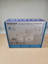 NETGEAR XAVNB2001 Powerline AV 200 WIRELESS-N Extender KIT Open Box
