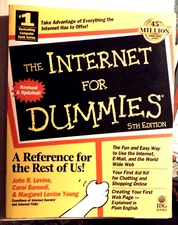 THE INTERNET For Dummies Book Only NO CD === FREE POSTAGE USA