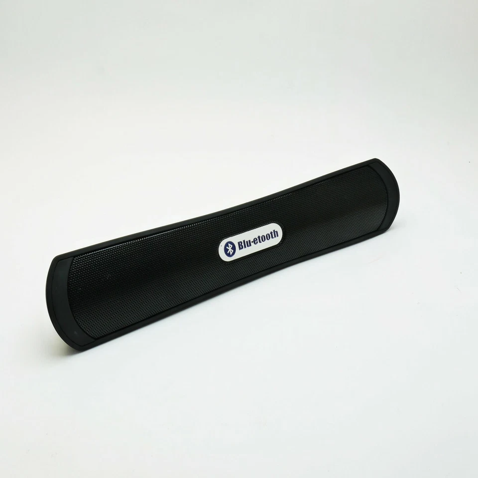 Portable Bluetooth Wireless Speaker Built In Radio and MicroSD Player Black - Image 2 of 4