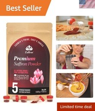 Saffron Powder - Easy Use Pack of 5 Single-Serve Containers - 0.625 gr