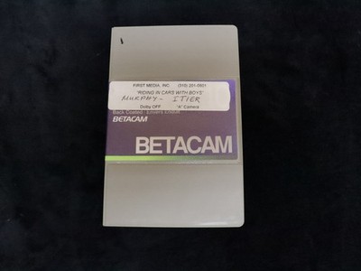 Betacam Tape 'RIDING IN CARS WITH BOYS' - Murphy - Iter - Used