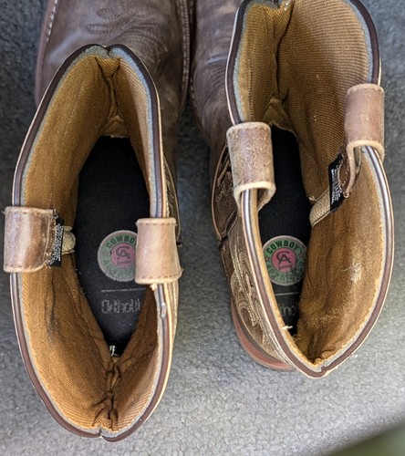 Laredo Herren Stiefel Marti hellbraun Leder Gr. 12 EW eckige Zehenpartie Ortholite Innensohle - Bild 9 von 11