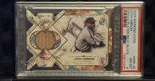 2025 Diamond Icons Josh Gibson Relic Black /10 PSA 8