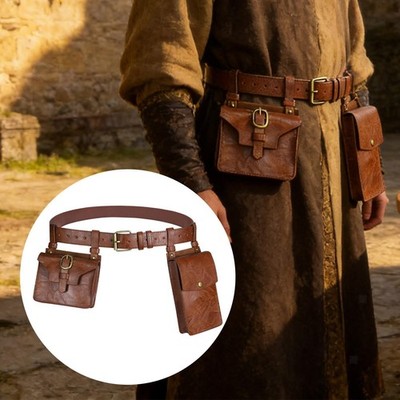 Gürteltasche Eines Mittelalterlichen Ritters, Fotorequisite für Den Karneval