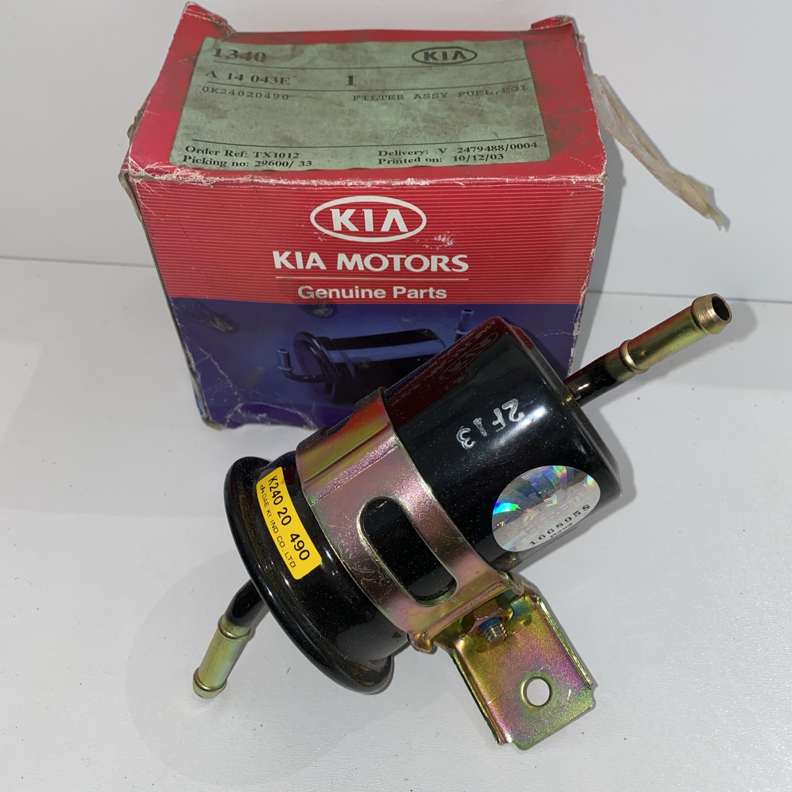 Genuine KIA FUEL FILTER 30K14 FOR TP 1.8L 4cyl SEPHIA G738