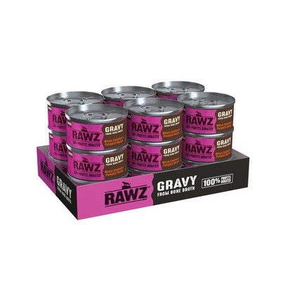 Natural Premium Minced Canned Cat Food in Gravy from Bone Broth - Made with R...