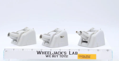 Deck Turret Set of 3 USS Flagg Aircraft Carrier NO REPRO 1985 GI Joe Vintage